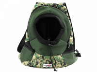 Klokanka na psa s nosností až 6 kg vhodná pro štěňata a malá psí plemena nebo kočky. Lehoučký a prodyšný materiál, lze ji nosit na břiše i na zádech. (6)