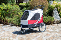  PetStro SKYLINE – kočárek pro psy do 45 kg, červený (2)