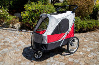  PetStro SKYLINE – kočárek pro psy do 45 kg, červený (9)