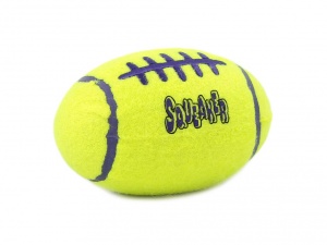 Pískací hračka pro psy KONG Air Dog ve tvaru rugbyového míče (pohled 2)