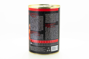  Doplňkové krmivo pro dospělé psy i štěňata – monoprotein ve formě paté se 100% obsahem kvalitní hovězí svaloviny a drobů (4)