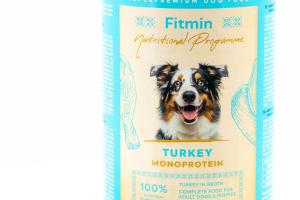  Kompletní krmivo pro dospělé psy i štěňata – monoprotein ve formě paté s vysokým obsahem krůtího masa. 400 g. (2)