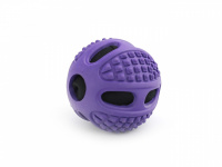  Gumový pískací míček od CAMON vhodný pro malá a střední plemena psů. Strukturovaný povrch ideální pro aportování, průměr 6,5 a 10 cm. Barva fialová. (2)