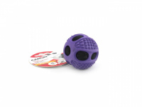  Gumový pískací míček od CAMON vhodný pro malá a střední plemena psů. Strukturovaný povrch ideální pro aportování, průměr 6,5 a 10 cm. Barva fialová. (3)