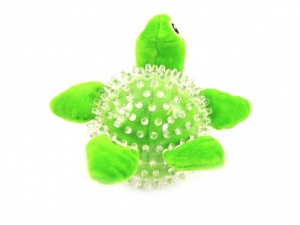  Hračka pro psy – míček pro psy se zelenou želvou