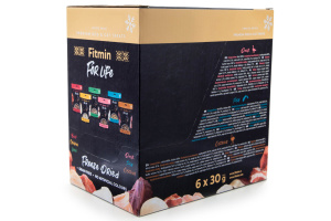  MULTIPACK 6 druhů mrazem sušených pamlsků pro psy a kočky – hovězí, rybí, kachní, kuřecí, pštrosí a jehněčí (2)