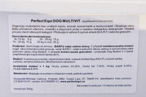  Plně přírodní multivitamín pro psy bez umělých vitamínů, dochucovadel, barviv či konzervantů. Vhodný do granulí, syrové i vařené stravy (3)
