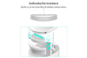  Náhradní filtry k fontáně na vodu UAH ZERO Wireless – balení 6 ks (6)