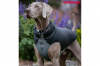  Oboustranná zimní bunda pro psy i fenky od RD, barva černá/šedá