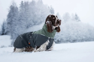  Nepromokavá zimní bunda Non-stop dogwear Glacier wool jacket 2.0 v zeleno-šedé kombinaci spojuje špičkovou izolaci Ultron & PrimaLoft® s podšívkou ze 100% merino vlny (4)