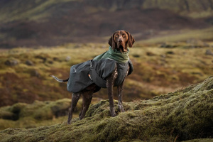  Nepromokavá zimní bunda Non-stop dogwear Glacier wool jacket 2.0 v zeleno-šedé kombinaci spojuje špičkovou izolaci Ultron & PrimaLoft® s podšívkou ze 100% merino vlny (7)
