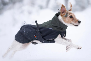  Nepromokavá zimní bunda Non-stop dogwear Glacier wool jacket 2.0 v zeleno-šedé kombinaci spojuje špičkovou izolaci Ultron & PrimaLoft® s podšívkou ze 100% merino vlny (9)