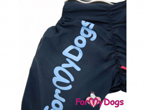 Obleček pro větší psy – lehoučká pláštěnka BLUE DENIM od ForMyDogs (2)