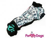  Obleček pro psy jezevčíků – teplý zimní overal BLACK $$$ od ForMyDogs z voduodpudivého materiálu. Zapínání na zádech, kožešinová podšívka.