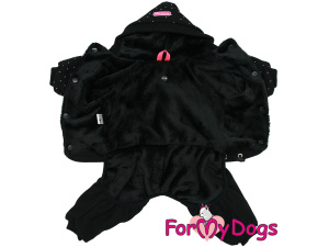  Obleček pro psy i fenky – zateplený overal FMD BLACK od For My Dogs vhodný do suchého chladnějšího počasí (2)