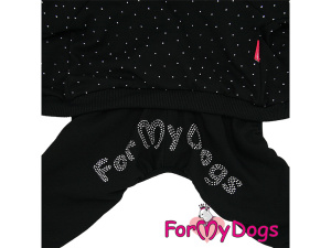  Obleček pro psy i fenky – zateplený overal FMD BLACK od For My Dogs vhodný do suchého chladnějšího počasí (5)