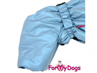  Obleček pro psy – zimní overal FMD BLUE BONE, barva modrá (5)