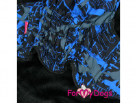  Zimní bunda pro psy i fenky jezevčíků FMD BLUE FLUID, barva: modrá (4)