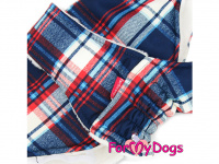  Obleček pro psy i fenky jezevčíků od FMD – zimní bunda CAGE z voduodpuzujícího materiálu. Bunda je zateplená sinteponem a má kožešinovou podšívku. Zapínání na suchý zip. (4)