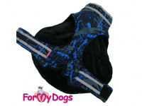  Obleček pro psy i fenky od FMD – zimní bunda CAPARISON BLACK z voduodpuzujícího materiálu. Bunda je zateplená sinteponem, má plyšovou podšívku a reflexní prvky. Zapínání na suchý zip. (4)