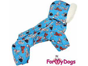  Obleček pro psy – extra teplý zimní overal CHINESE CRESTED od For My Dogs z voduodpuzujícího materiálu (2)