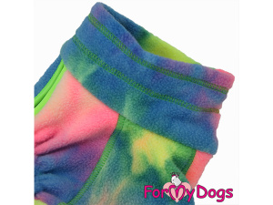  Obleček pro fenky – jednovrstvý flísový overal COLOUR MUD od ForMyDogs vhodný i do suchého chladnějšího počasí nebo na domácí nošení (2)