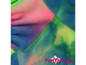  Obleček pro fenky – jednovrstvý flísový overal COLOUR MUD od ForMyDogs vhodný i do suchého chladnějšího počasí nebo na domácí nošení (4)