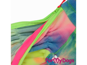  Obleček pro fenky – jednovrstvý flísový overal COLOUR MUD od ForMyDogs vhodný i do suchého chladnějšího počasí nebo na domácí nošení (5)