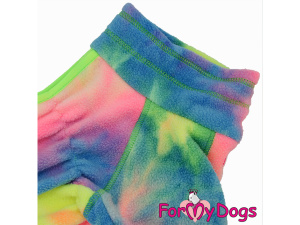  Obleček pro fenky – jednovrstvý flísový overal COLOUR MUD od ForMyDogs vhodný i do suchého chladnějšího počasí nebo na domácí nošení (6)