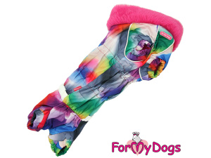 Obleček pro fenky jezevčíků – teplý zimní overal COLOURS od ForMyDogs z voduodpudivého materiálu (2)