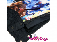  Obleček pro psy středních a větších plemen – zimní overal DOGS od ForMyDogs z voduodpudivého materiálu. Zapínání na zip na zádech, plyšová podšívka. (4)