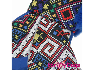 Extra hřejivý zateplený overal FMD EMBROIDERY se sinteponem a hedvábnou podšívkou nabízí anatomický střih pro psy malých a středních plemen (2)