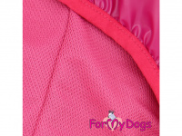  Obleček pro psy i fenky malých až středních plemen – stylová pláštěnka FUCHSIA od ForMyDogs. Zapínání na sponu, hladká podšívka. (6)