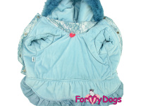  Bunda pro fenky od For My Dogs z voduodpuzujícího materiálu vhodná pro chladné podzimní i studené zimní dny (detail podšívky)