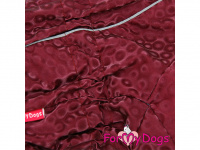  Obleček pro fenky – zateplený zimní overal MAROON od For My Dogs z voduodpuzujícího materiálu (7)