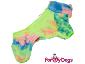  Domácí obleček pro fenky – jednovrstvý plyšový overal NORTHERN LIGHTS od ForMyDogs 