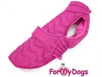 Obleček pro psy i fenky jezevčíků od FMD – zimní bunda PINK z voduodpuzujícího materiálu. Bunda je zateplená sinteponem a má kožešinovou podšívku.