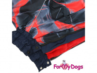  Obleček pro fenky středních a větších plemen – zimní overal RED SMOKE od ForMyDogs z voduodpudivého materiálu. Zapínání na zádech, plyšová podšívka. (2)