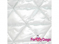    Obleček pro psy i fenky malých až středních plemen – zimní bunda SILVER od ForMyDogs. Barva stříbrná. (4)