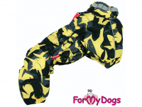  Zimní obleček pro psy od FMD – overal YELLOW CAMOUFLAGE (2)