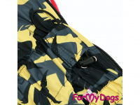  Zimní obleček pro psy od FMD – overal YELLOW CAMOUFLAGE (6)