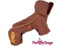  Nový typ zatepleného zimního overalu pro psy CHOCOLATE od For My Dogs. Svršek nepromokavá membrána s teflonem, zateplený sinteponem (4)
