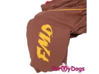  Nový typ zatepleného zimního overalu pro psy CHOCOLATE od For My Dogs. Svršek nepromokavá membrána s teflonem, zateplený sinteponem (7)