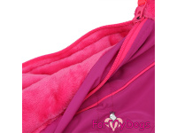  Nový typ zatepleného zimního overalu pro fenky FUCHSIA od For My Dogs. Svršek nepromokavá membrána s teflonem, zateplený sinteponem (2)
