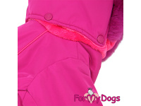  Nový typ zatepleného zimního overalu pro fenky FUCHSIA od For My Dogs. Svršek nepromokavá membrána s teflonem, zateplený sinteponem (6)