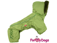  Nový typ zatepleného zimního overalu pro psy GREEN od For My Dogs určený pro chladný podzim i studenou zimu (2)