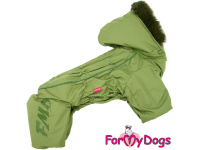  Nový typ zatepleného zimního overalu pro psy GREEN od For My Dogs určený pro chladný podzim i studenou zimu