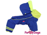  Nový typ zatepleného zimního overalu pro psy KING od For My Dogs určený pro chladný podzim i studenou zimu, odepínací kapuce
