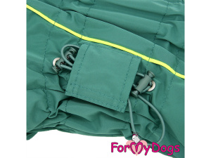 Nový typ zatepleného zimního overalu pro psy MAT GREEN od For My Dogs. Svršek nepromokavá membrána s teflonem, zateplený sinteponem (7)
