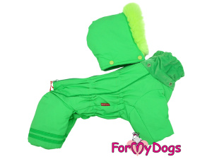  Nový typ zatepleného zimního overalu pro psy KHAKI od For My Dogs určený pro chladný podzim i studenou zimu (2)